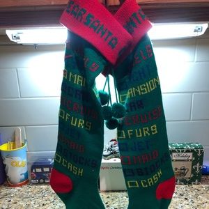 Christmas stockings pair